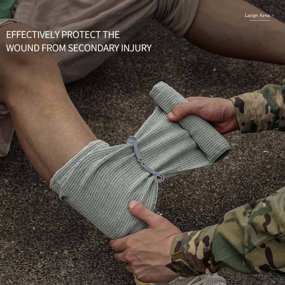 Outdoor Elastic Tactical Tourniquet Camping Supplies First Aid Training Trauma Vacuum Pressurized Israeli Bandage