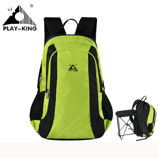 PLAYKING Outdoor Backpack Silla plegable Hombres Sport-in Climbing Bags