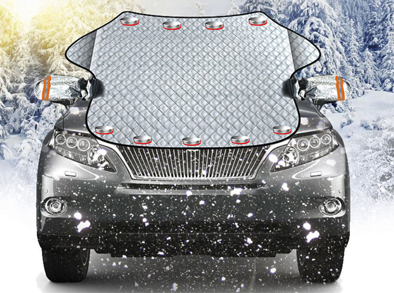 Car Snow Block Front Windshield Cover Anti-Frost Anti-Freeze Sunshade Shade Winter Snow Block Auto Supplies Sunshad