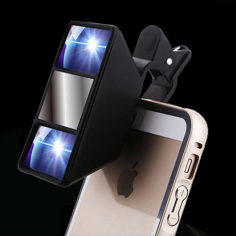 Mobile 3D Phone Lens Stereoscopic Lens High Quality Smartphone 3D Camera Stereo Photos Fisheye Lens With Clip
