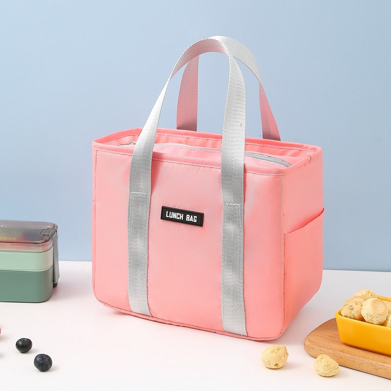 Lunch Box, Portable Thermal Insulation Bag, Waterproof Small Meal Bag, Aluminum Foil, Thickened Bento Bag, Large Meal Bag