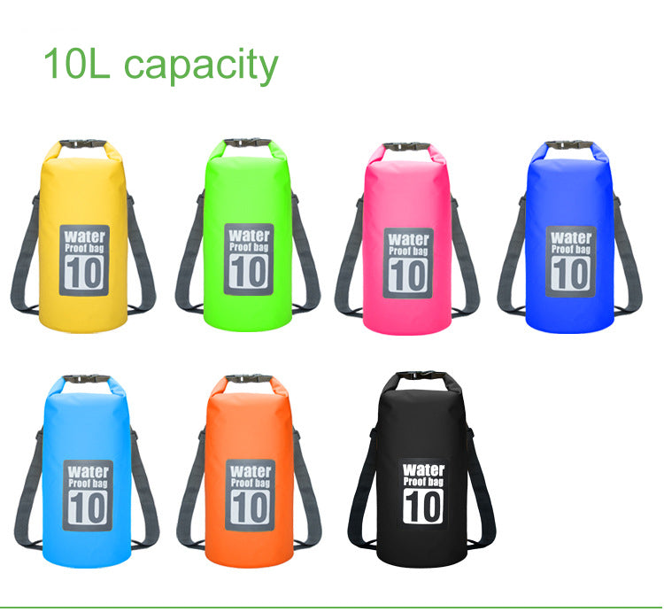 Bolsa seca de almacenamiento impermeable de PVC para deportes al aire libre de 5L/10L/15L/20L/30L para canoa, Kayak, Rafting, natación, Kit de viaje, mochila