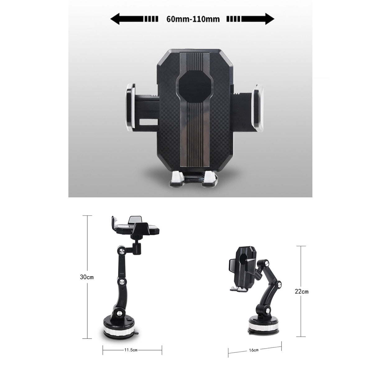 Universal Large Truck Extended Suction Cup Type Car Holder Fixed Shockproof Mobile Phone Stand Big Joint GPS Navigation Holder