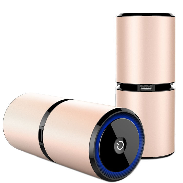 Car Air Purifier Cabin Ionizer Freshener Odor Eliminator Air Filter Oxygen Bar Portable Ionic Cleaner USB Remove Odor Smoke