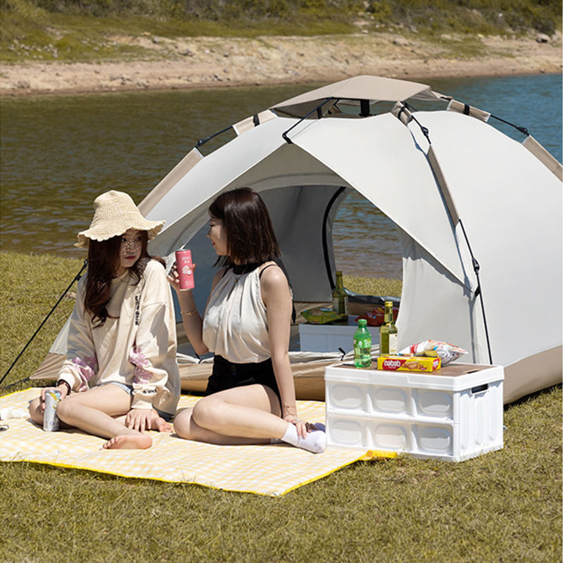 Outdoor Automatic Quick Open Tents Two Door Beach Camping Tent Breathable Rainproof And Sunscreen
