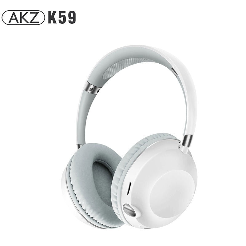 Nuevo auricular Bluetooth inalámbrico con linterna de alta potencia, auriculares con iluminación, tarjeta AKZ-K59, FM 