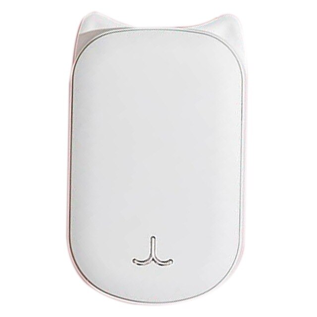 Lindo calentador de manos recargable por USB y banco de energía de 3600Ma 5V Mini portátil de viaje Práctico calentador de manos de bolsillo de larga duración