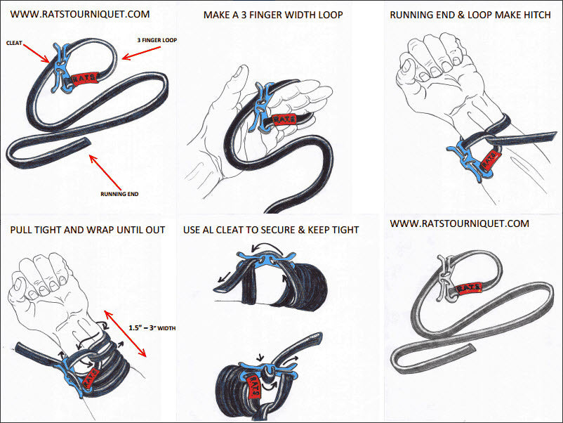 Jungle fast tourniquet poison belt One hand operation Light and easy to use EDC outdoor survival equipment