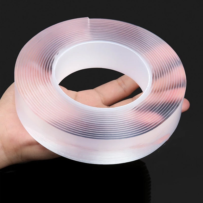 Monster Tape pegatinas de pared impermeables reutilizables resistentes al calor baño decoración del hogar cintas transparentes de doble cara Nano Tape