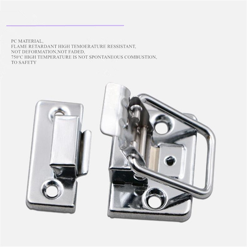Stainless Steel Chrome Toggle Latch For Chest Box Case Suitcase Tool Clasp Cabinet Fitting Lock Belt Hasp Buckle Hardware
