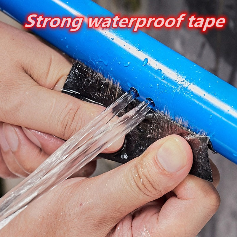 Repair Tape Super Strong Waterproof Tape 5-150cm Fiber Stop Leaks  Self Adhesive Tape Bathroom Duct Sealing Fix Insulating Tape