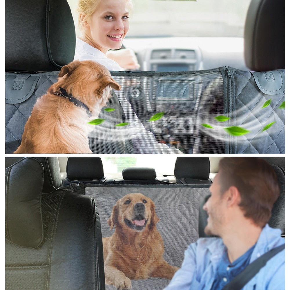 PETRAVEL, funda para asiento de coche para perros, impermeable, para viajes de mascotas, para perros, hamaca, Protector de asiento trasero para coche, alfombrilla, portador de seguridad para perros