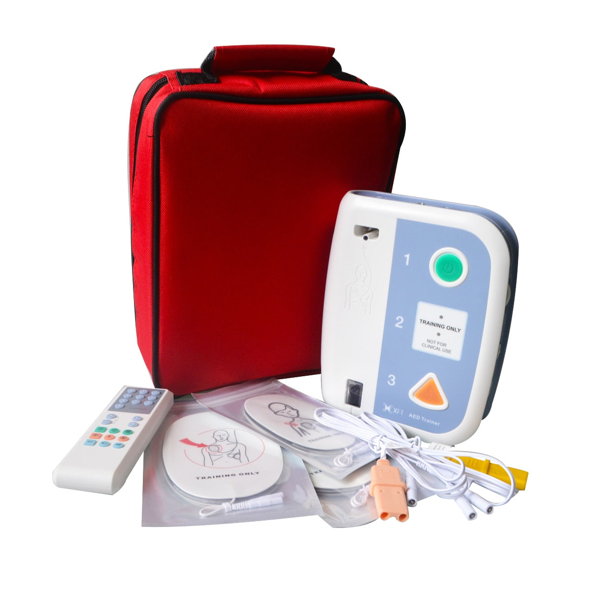 XFT-120C+ First Aid Device AED Trainer Automated External Defibrillator Emergency CPR Training Teaching Several Language Choose