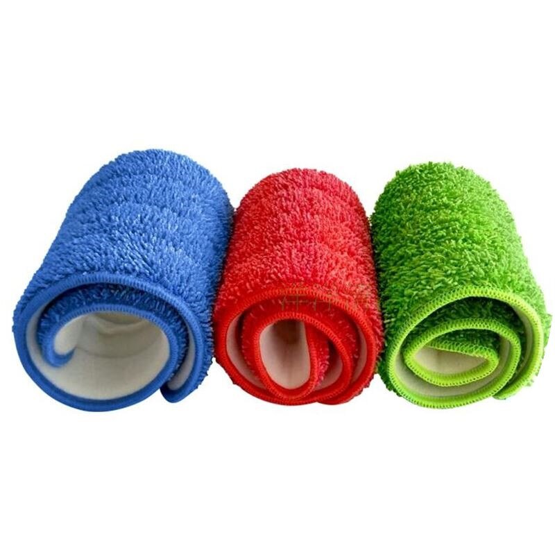 Spray Mop pads 2PCS/set Fiber Mop Head Floor cleaning cloth Paste The Mop To Replace Cloth Household Cleaning Mop Accessories