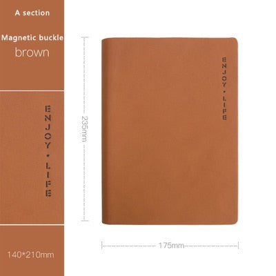 Business affairs High-grade Meeting Leather surface thickening office Notebook fashion Simplicity planner Agenda Gift Diary
