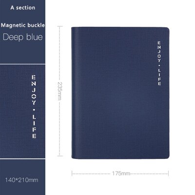 Business affairs High-grade Meeting Leather surface thickening office Notebook fashion Simplicity planner Agenda Gift Diary
