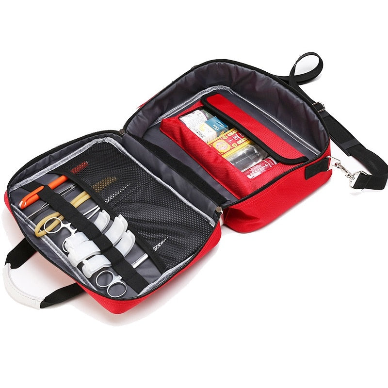 First Aid Kit For Camping Equipment Empty Bag Medicine Medical Supplies Waterproof Multifunctional Travel Set Emergency Survival