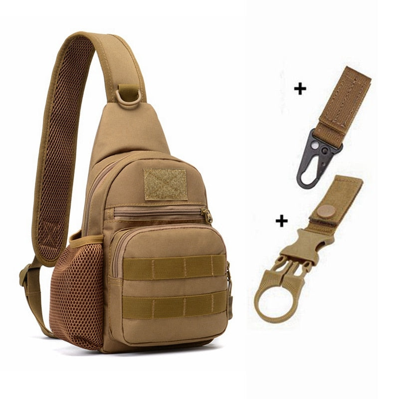 Military Tactical Shoulder Bag Men Hiking Backpack Nylon Outdoor Hunting Camping Fishing Molle Army Trekking Chest Sling Bag