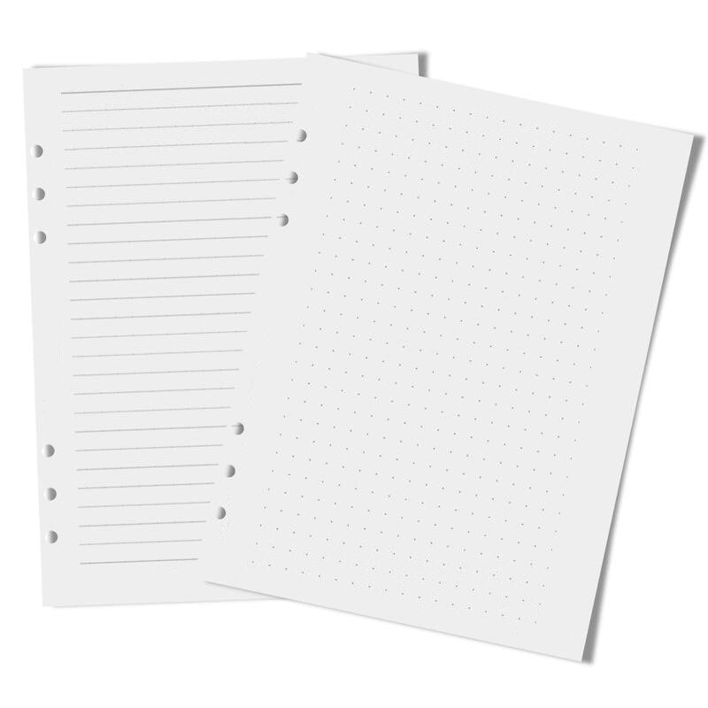 50pcs Drawing Notepad Erasable Notebook Digital Inner Paper Refill Diary DIY for PU A5 Planner School Office Supplies