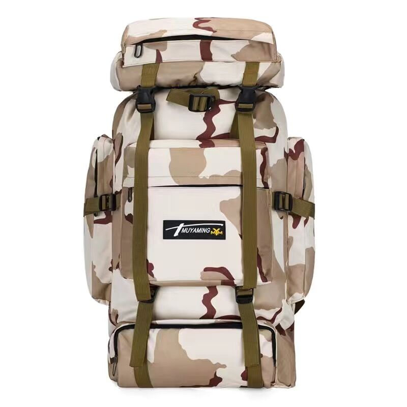 Mochila de gran capacidad de 70L, mochila táctica militar Molle impermeable de nailon para hombres, mochila para viajes de senderismo