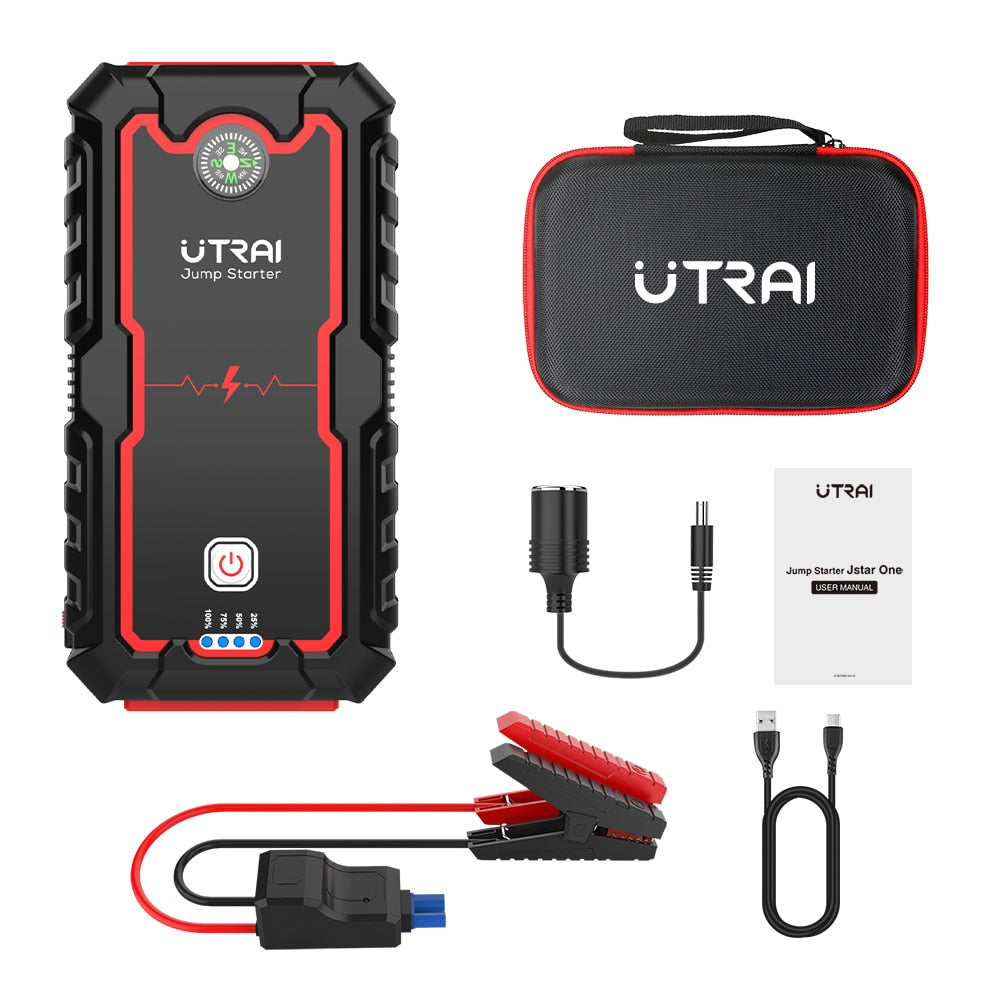 Utrai 2000A Jump Starter Power Bank Starting Device Car Battery Starters Emergency Charger For 12v Engine Starter